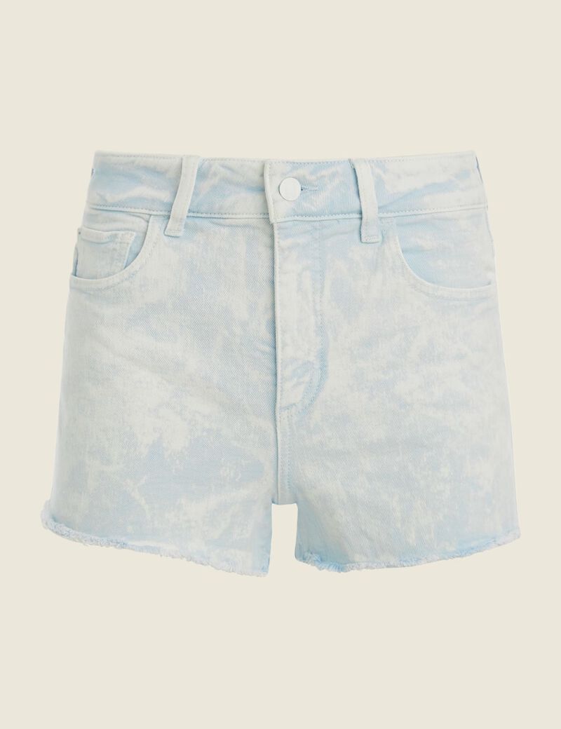 Raw Hem Denim Shorts