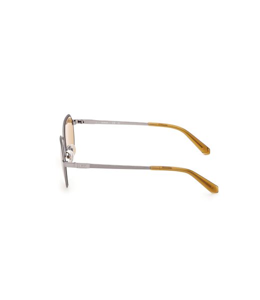 Round brown sunglasses