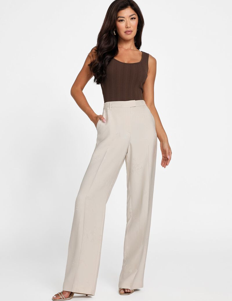 Marciano jacquard straight pants