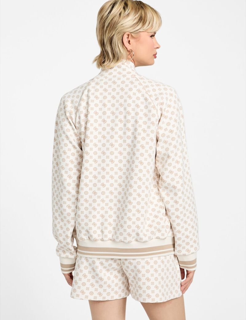 Full zip scuba sweatshirt
