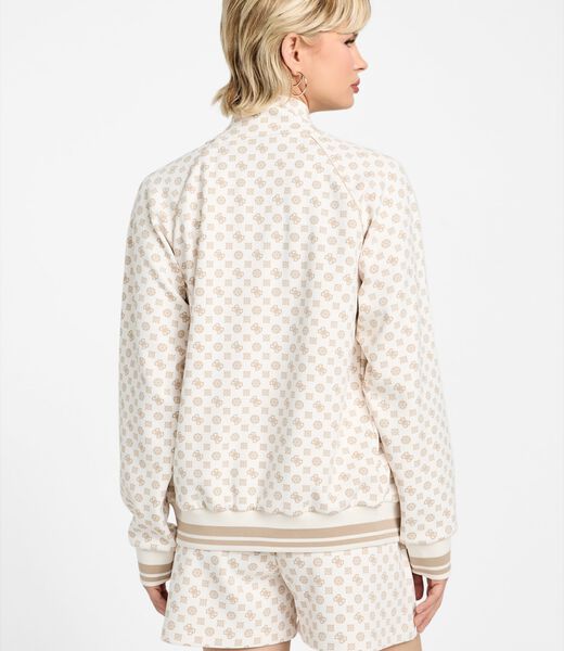 Full zip scuba sweatshirt