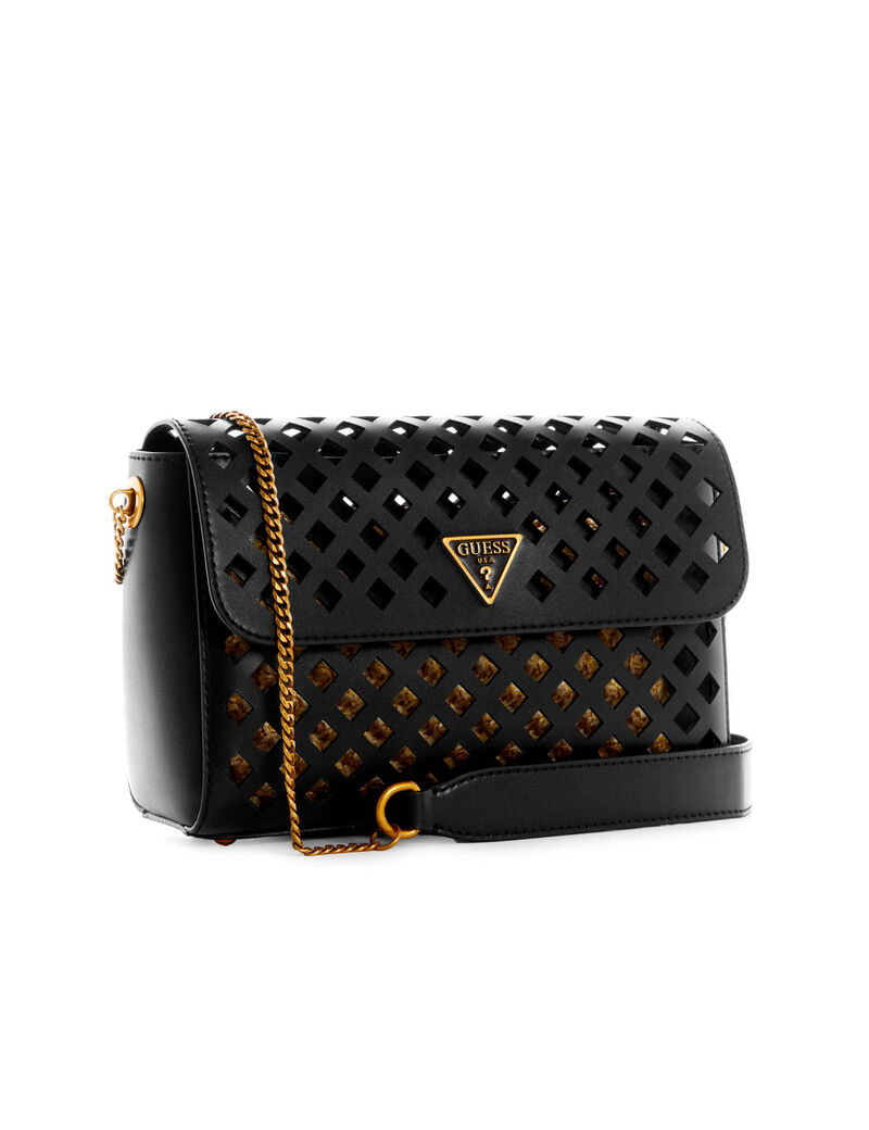 Aqua Crossbody Flap