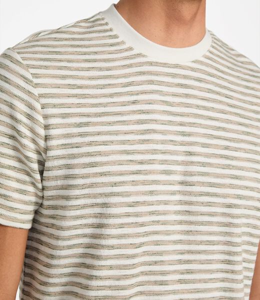 Striped knit top