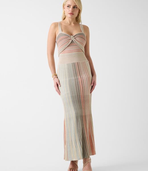 Marciano striped midi dress
