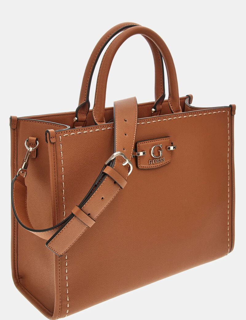 Nastra stitch-detail handbag