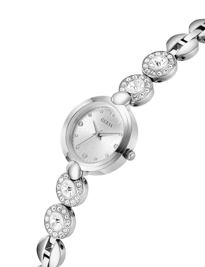 Ladies Silver Tone Analog Watch