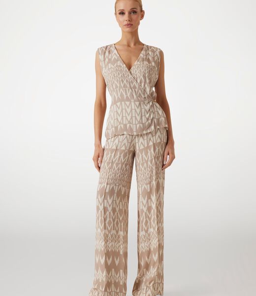 Marciano logo crepon pants