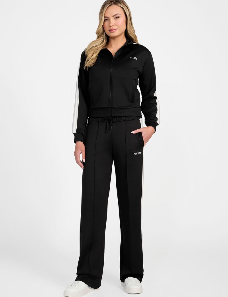 سويت شيرت بشعار الماركة بسحاب