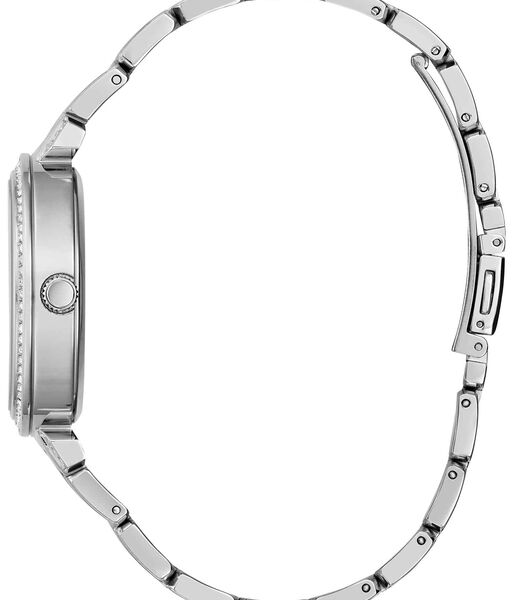 Silver-Tone Cut-Through Watch