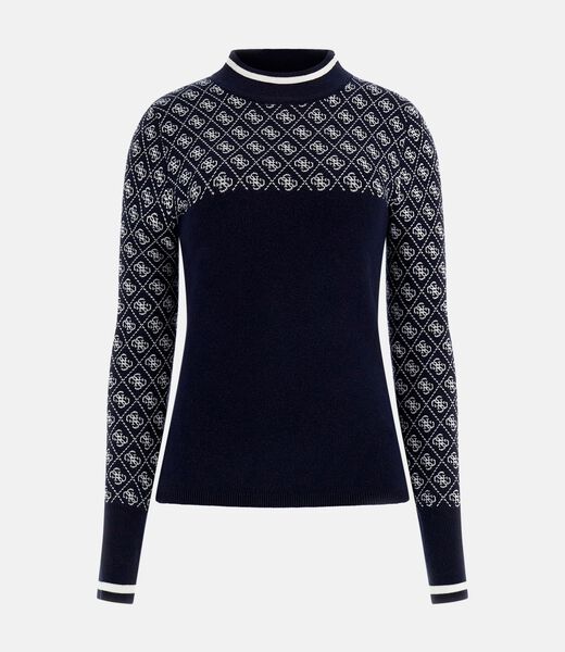 Wool-blend logo sweater