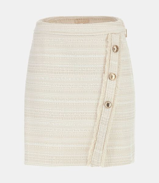 Tweed mini skirt