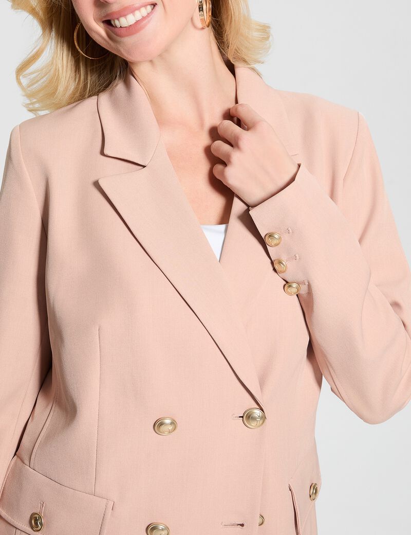Tailored double-breasted blazer