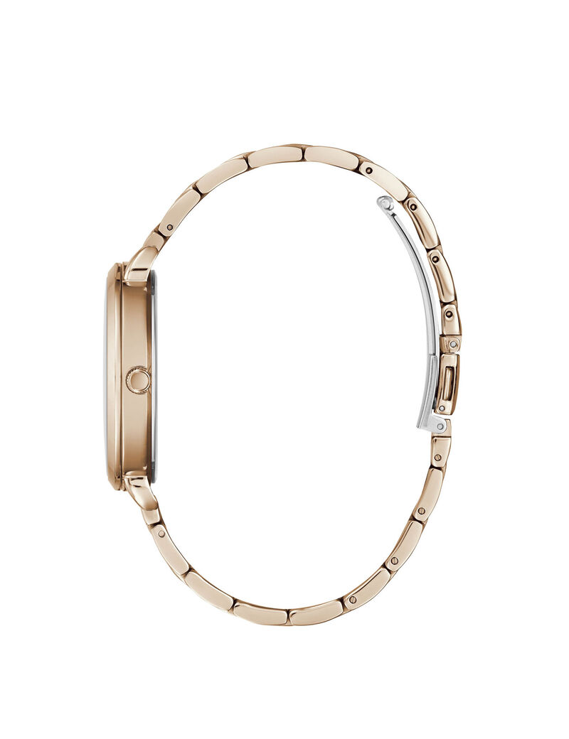 Rose Gold Floral Crystal Watch