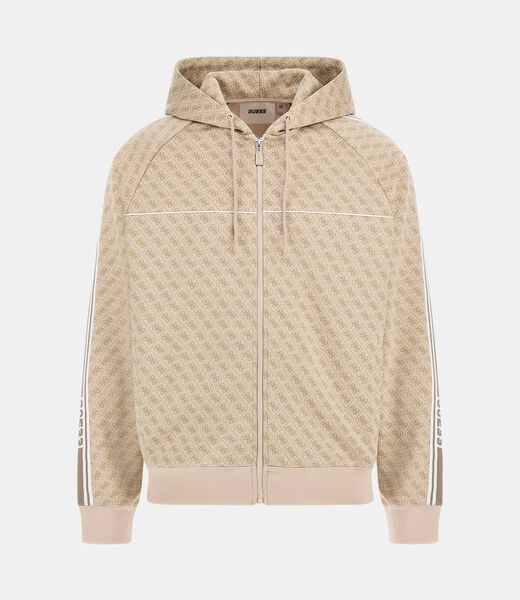 4G logo full-zip sweatshirt