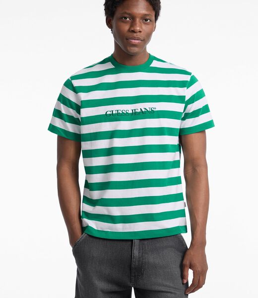 Striped Logo Tee
