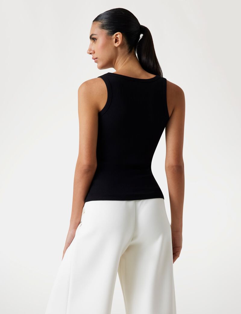 Rib knit tank top