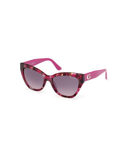 Square purple gradient smoke sunglasses
