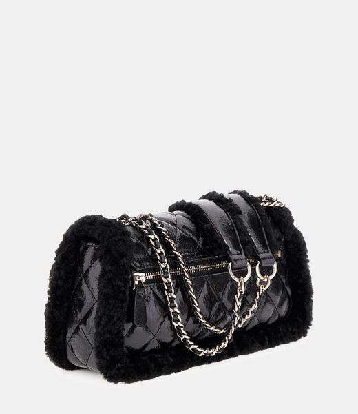 Cristi faux fur mini crossbody bag