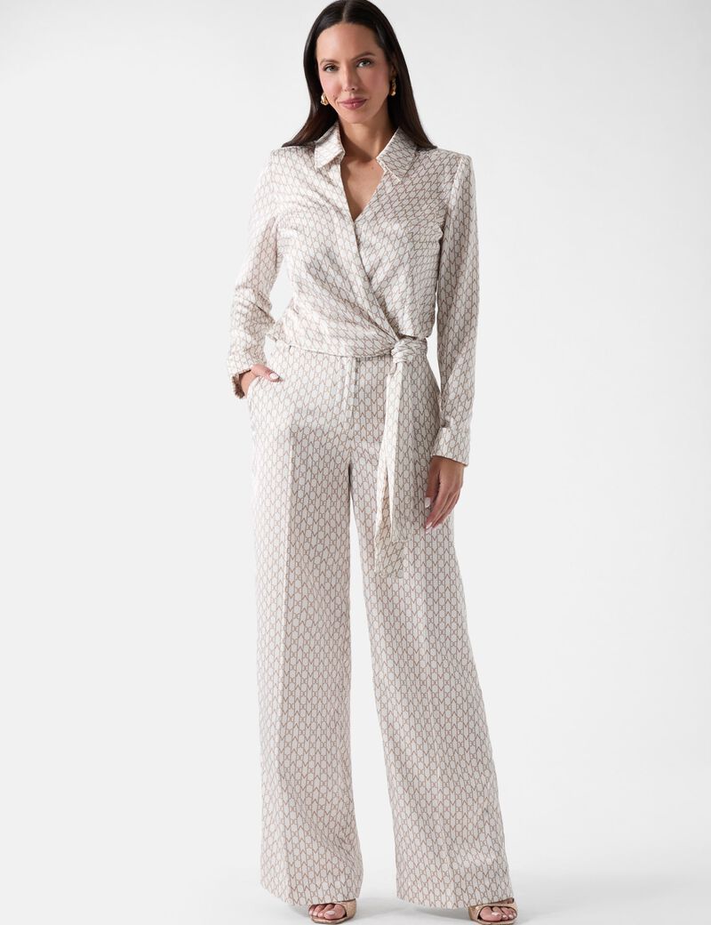 Marciano wrap-up blouse