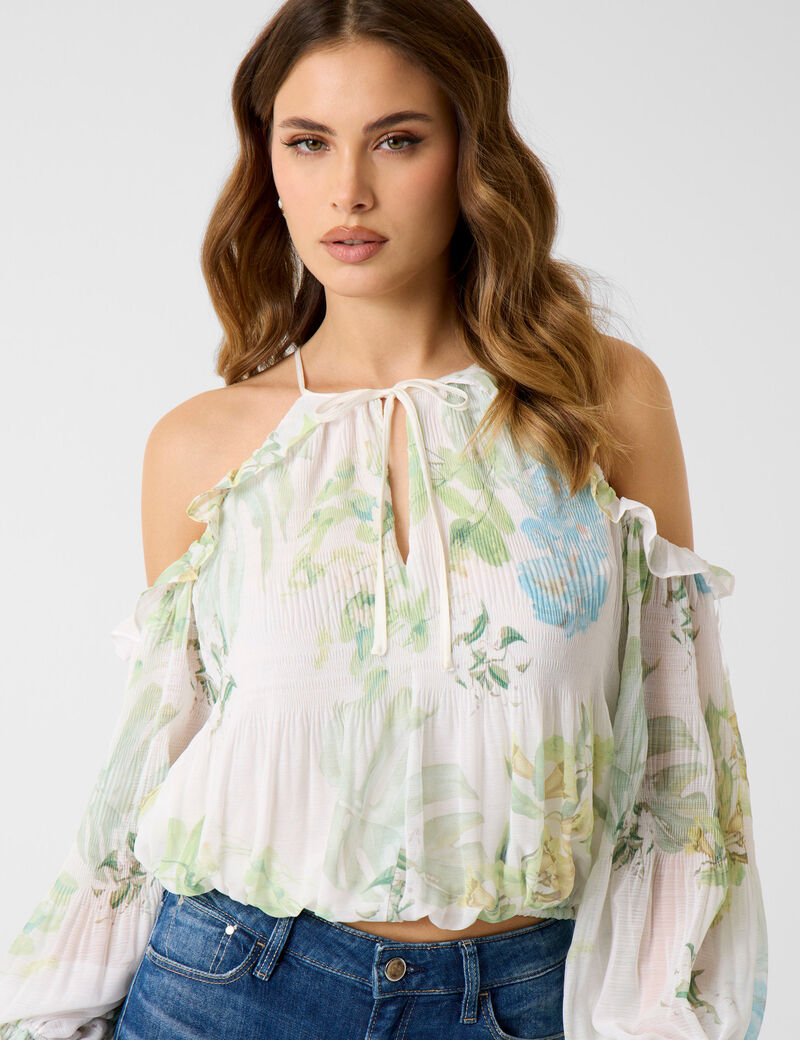 guess chiffon blouse