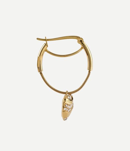 23Mm Heart Waves Hoops