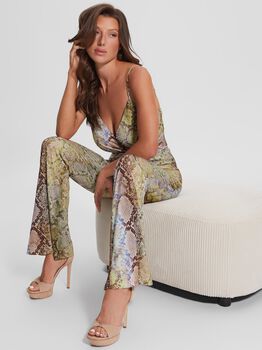 Snake Print Jumpsuit