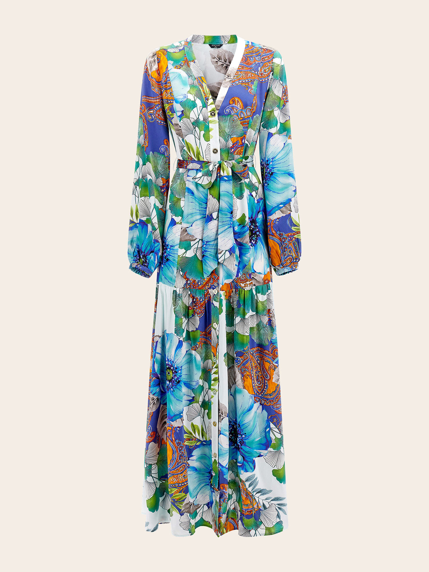 7/5限定Spring Bouquet Satin Dress Spring Bouquet Satin Dress