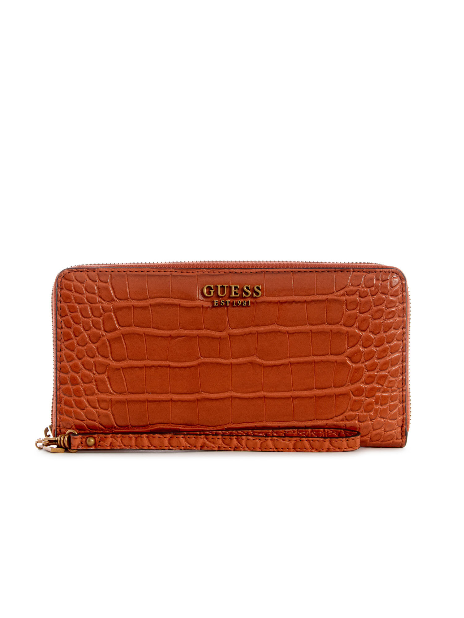 Guess large zip new arrivals around wallet