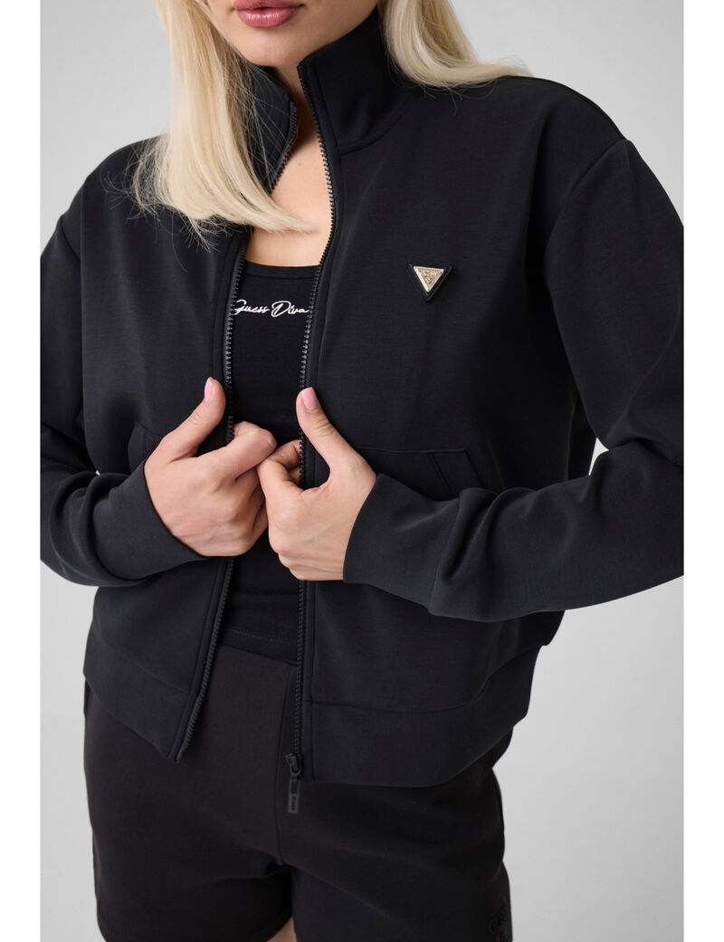 High neck sweatshirt