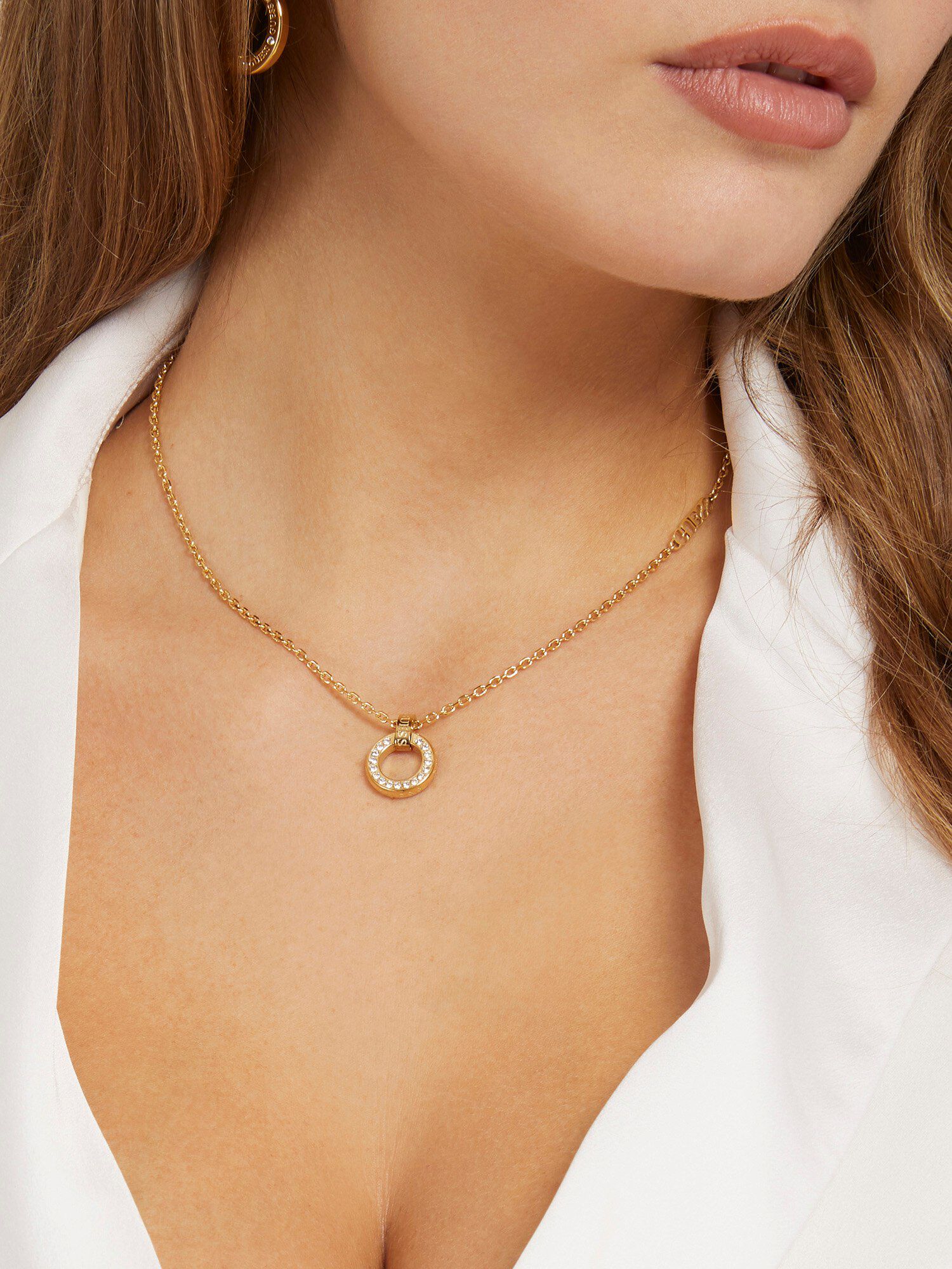 Guess best sale necklace circle