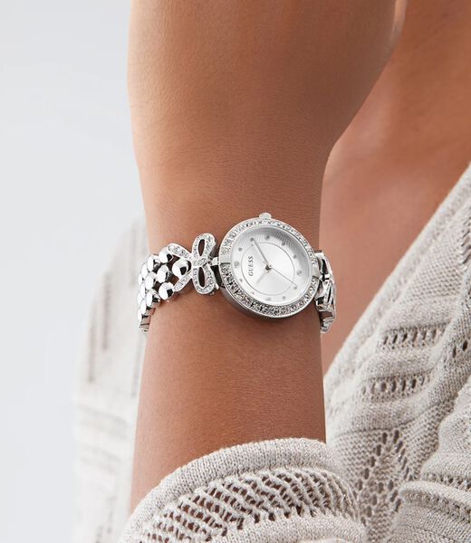 Ladies Silver Tone Analog Watch