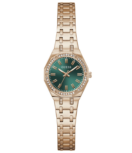 Ladies Rose Gold Tone Round Analog Watch