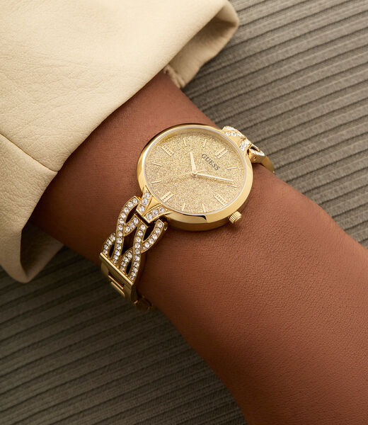 Ladies Gold Tone Analog Watch