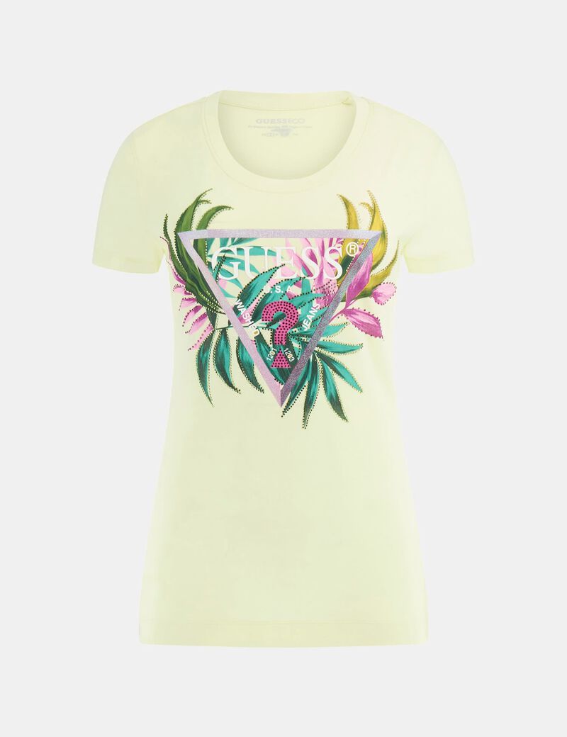 Slim-fit triangle logo T-shirt