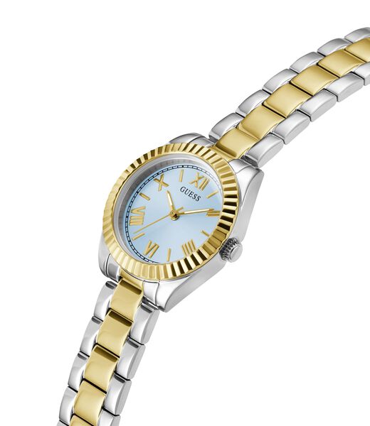 2-Tone Quartz Analog Stainless Steel Watch