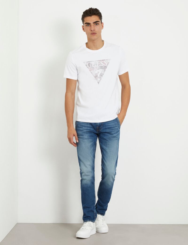 Triangle Logo Stretch T-Shirt