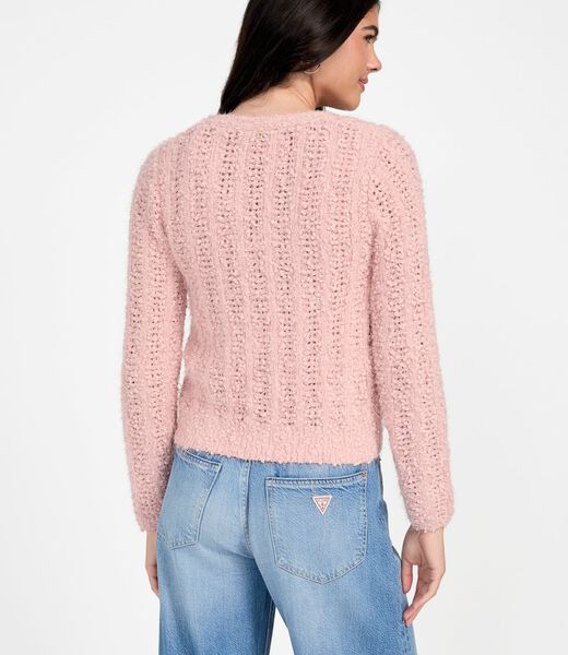 Open-knit cardigan