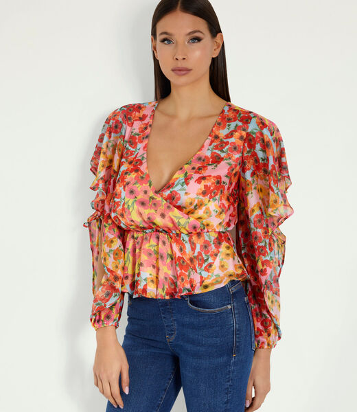 All over print blouse