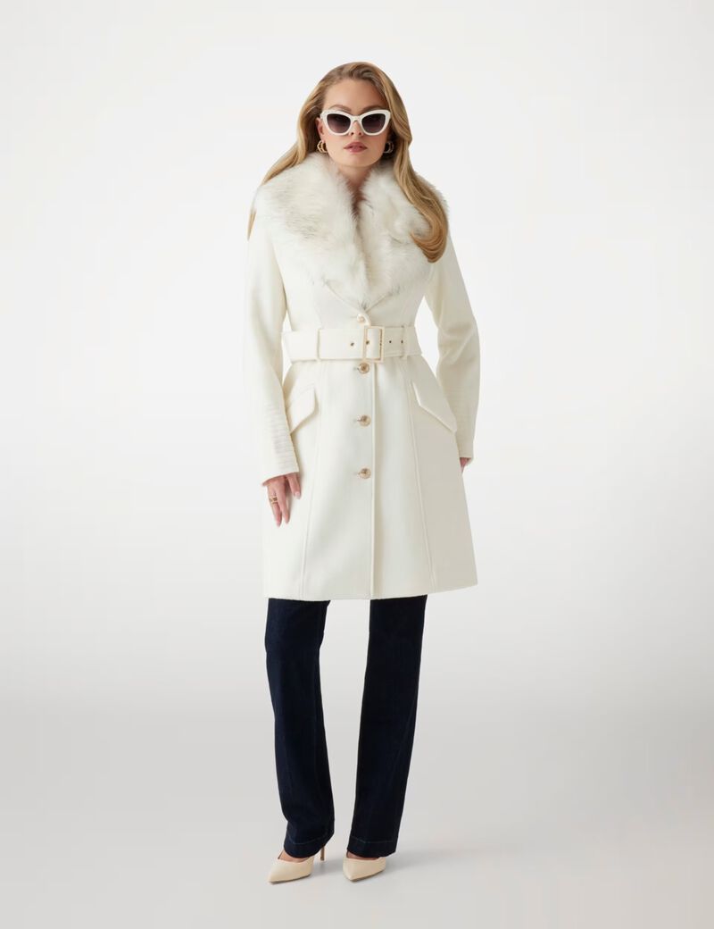 Marciano wool blend coat