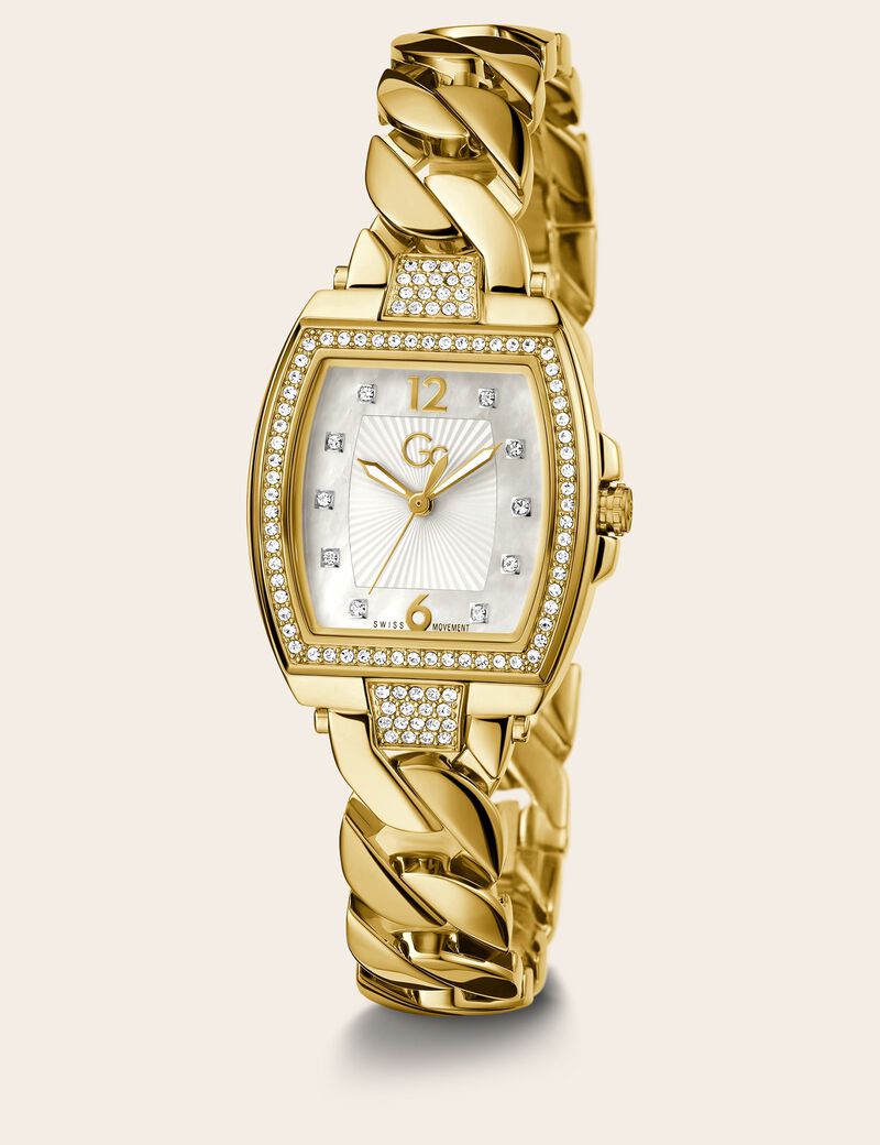 Gc steel analogue watch