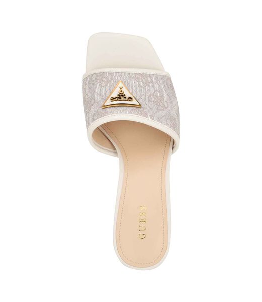 Logo Heel Sandals