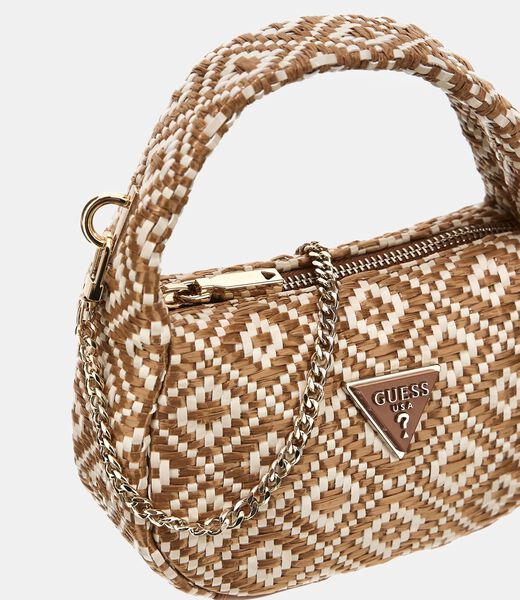 Rianee raffia mini handbag