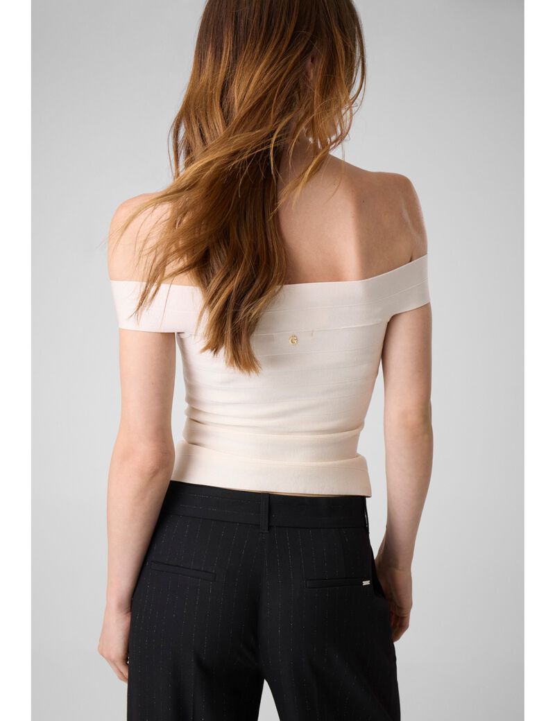 guess off shoulder top