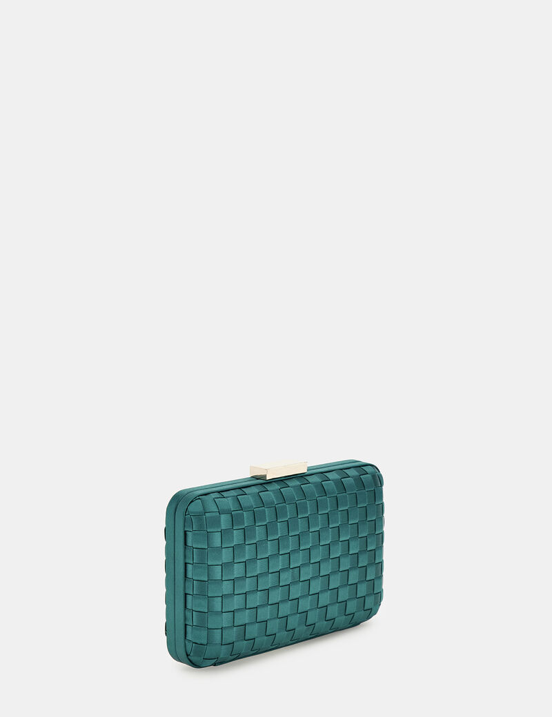 Twiller woven clutch