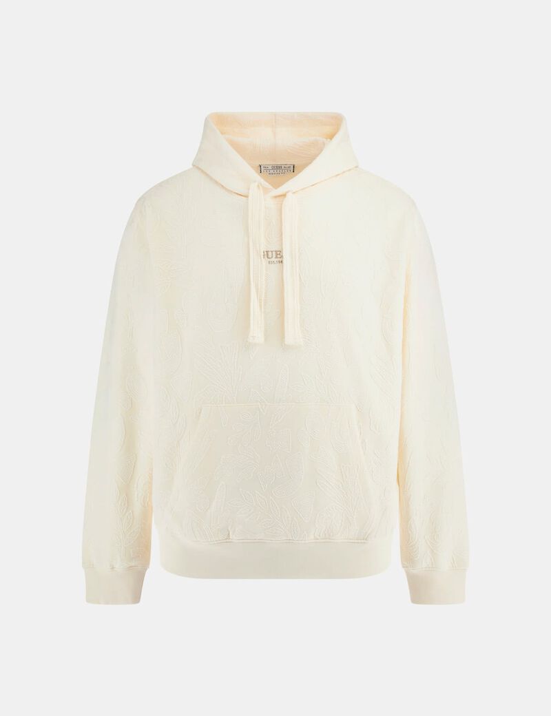 Jacquard logo hoodie sweatshirt