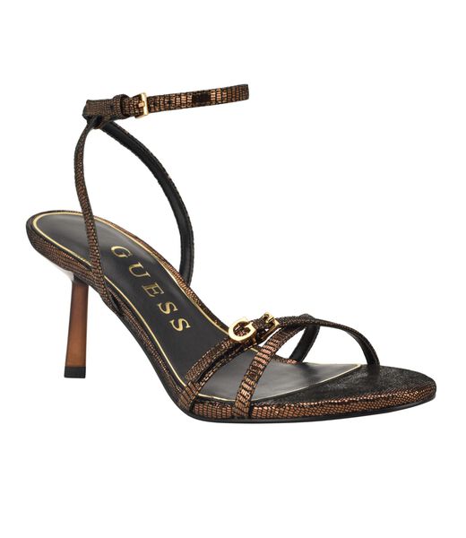 Strappy open toe G hardware dress sandal