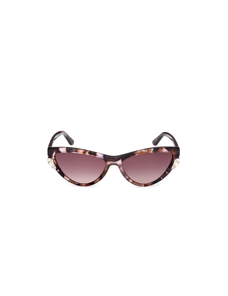 Cat-eye plastic sunglasses