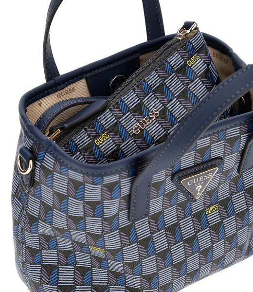 G Wave geometric-print mini handbag