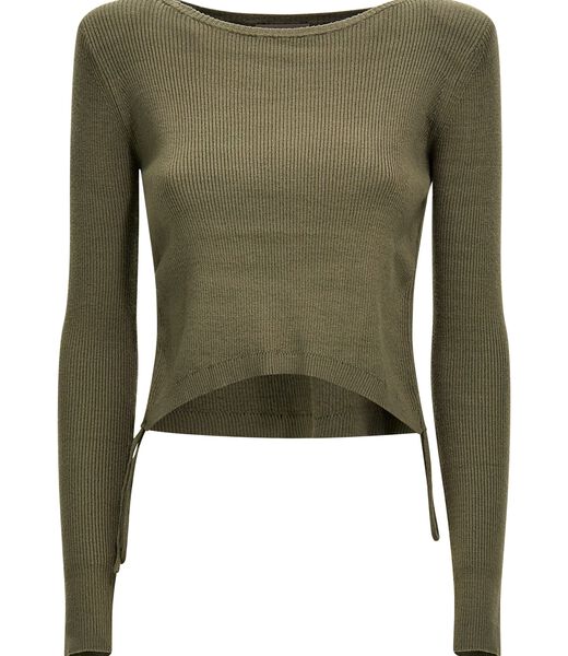 Scoop-Neck Sweater
