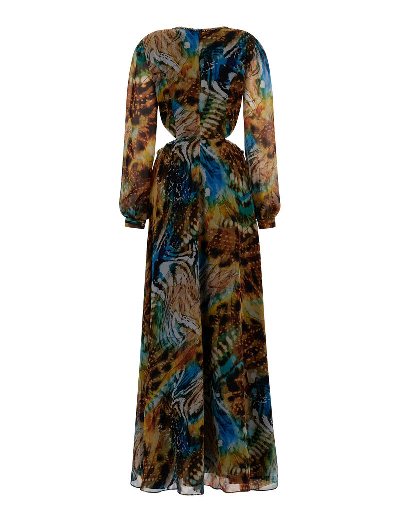Marciano All Over Print Long Dress